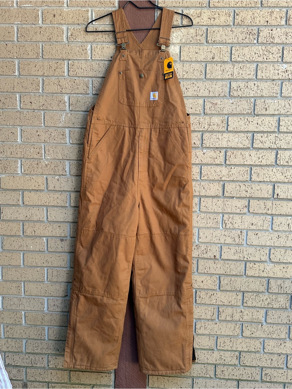 Carhartt Loose Fit Duck Canvas Overalls in Carhartt Brown, Youth